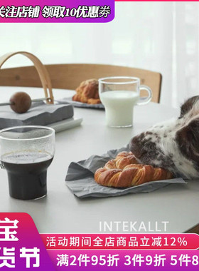 瑞典北欧进口Sagaform小蛮腰对杯透明玻璃水杯酒杯早餐牛奶杯