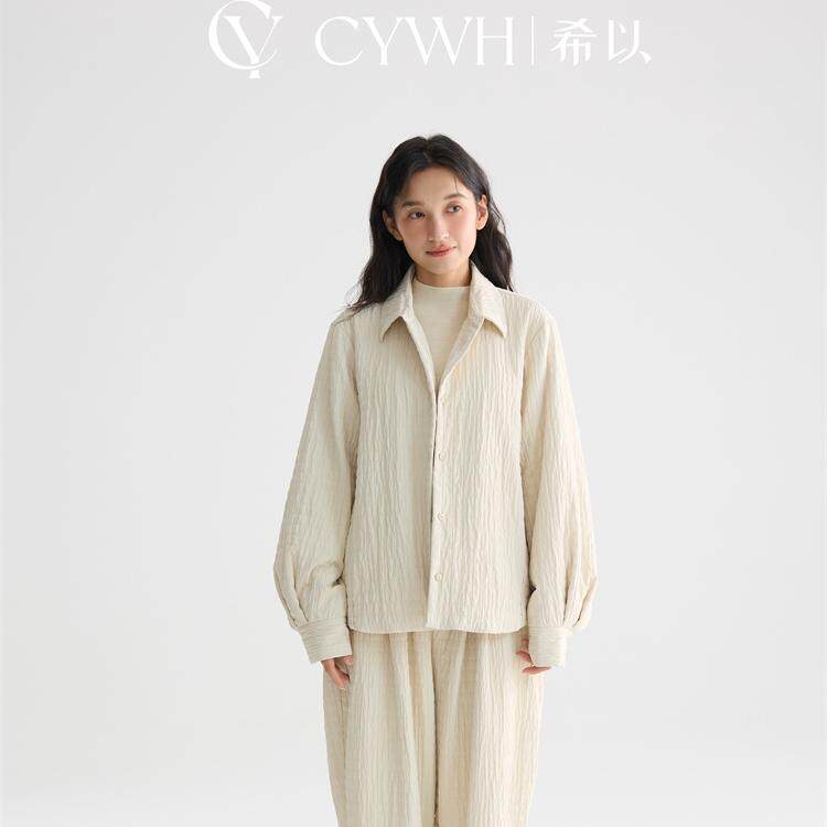 希以家棉服女2024年新款冬季慵懒风常规款棉服马甲两件套宽松