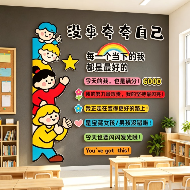教室黑板墙贴励志标语中考