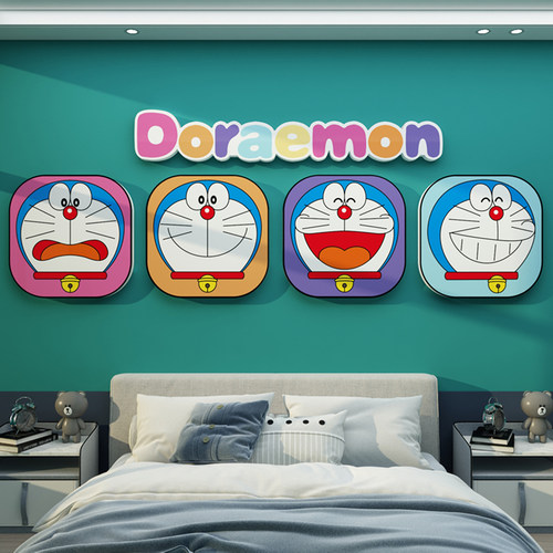 博尼亚儿童卧室墙面布置装饰纸