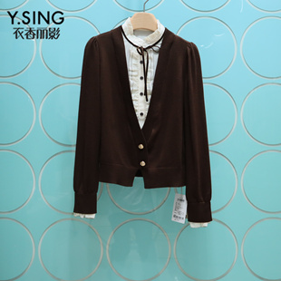 YSING衣香丽影专柜正品2025冬季新款学院风羊毛针织衫141019027