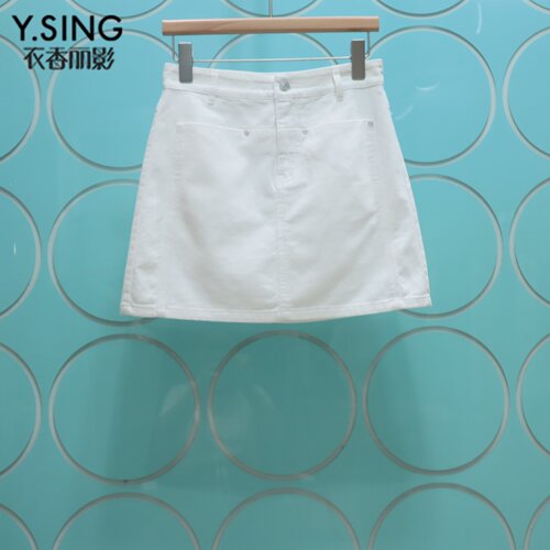YSING衣香丽影专柜正品2026夏季新款简约百搭牛仔短裙150683007