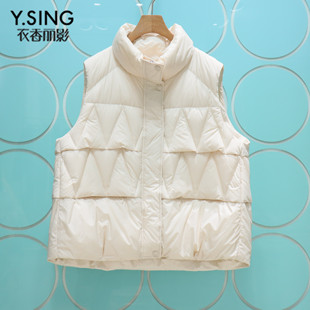 甜美无袖 新款 羽绒马夹YYR62309210 2025冬季 YSING衣香丽影专柜正品