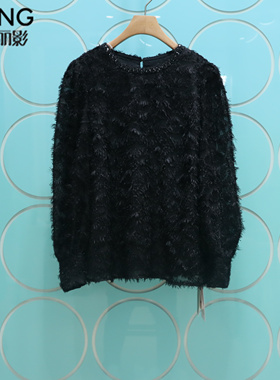 YSING衣香丽影专柜正品2026春季新款甜美减龄流苏上衣YSY31401101