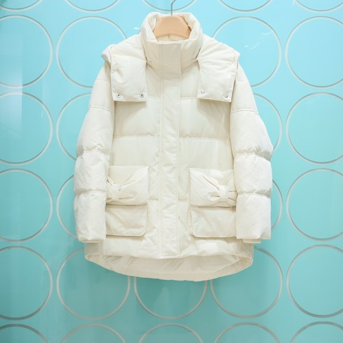 MRER莫乂义2025专柜正品冬季新款韩版宽松金丝羽绒服女R3D05834
