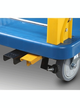 90*60带刹车推车 拉货手推车平板车折叠拉车拖车静音绿色大号兴锋