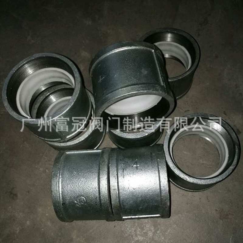 赣玛镀锌钢塑直通 内丝接头外接 玛钢管古 镀锌衬塑水管玛钢配件