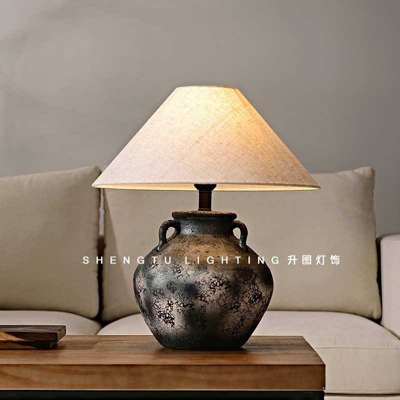中式古典陶罐台灯设计师民宿田园禅意酒店装饰客厅卧室样板间摆件,玩具/童车/益智/积木/模型,毛绒/玩偶/公仔/布艺类玩具,淘宝优惠券,粉丝福利购,淘宝优惠卷