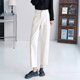 日杂风锥形萝卜休闲裤 2025秋季 子 裤 女九分小西裤 新款 高腰廓形西装