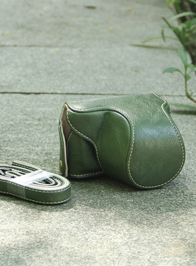 适用松下微单GF10 GF8相机包 gf8皮套GF7摄影包GF9保护套肩带底座