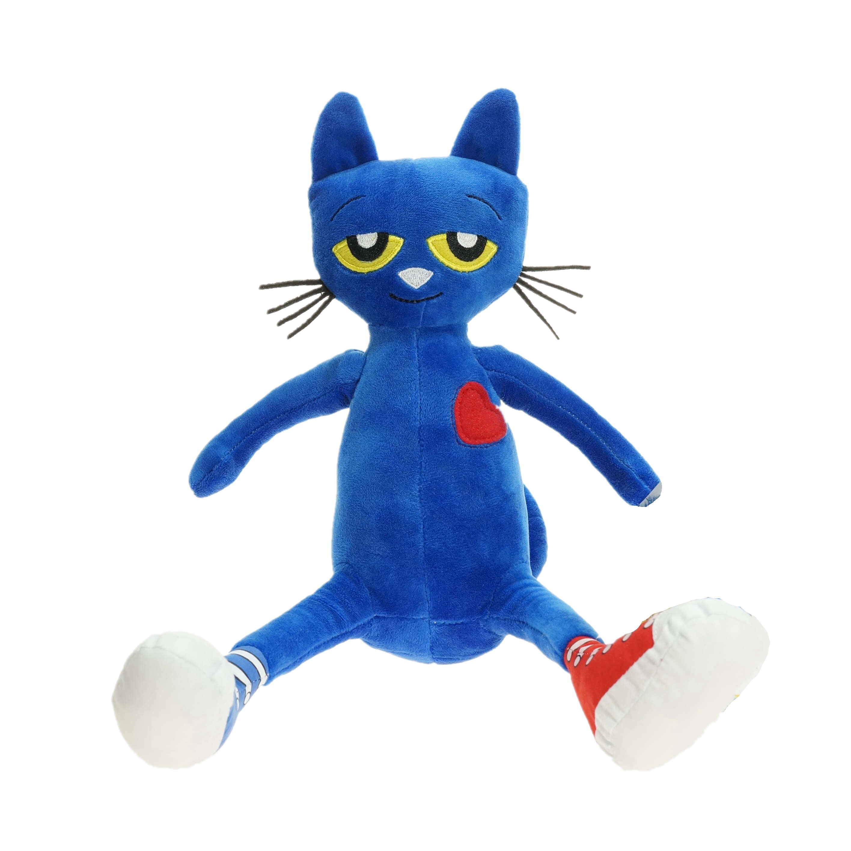 皮特猫 pete the cat 毛绒公仔 毛绒玩具 merrymakers 蓝色猫礼物