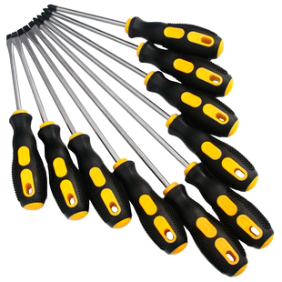 螺丝刀十字一字加长工业级强磁螺丝批工具套装超硬改锥小起子大全