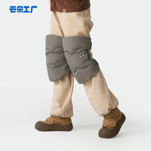 云朵工厂云朵羽绒护膝男女冬季 加厚保暖护腿骑车防寒防风膝盖护套