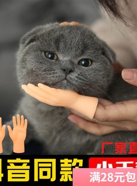 撸猫小手指套整盅搞怪玩具