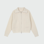 DIARY 新款 法式 LADY’S 设计感开衫 毛衣女秋冬季 绵羊毛软糯针织衫