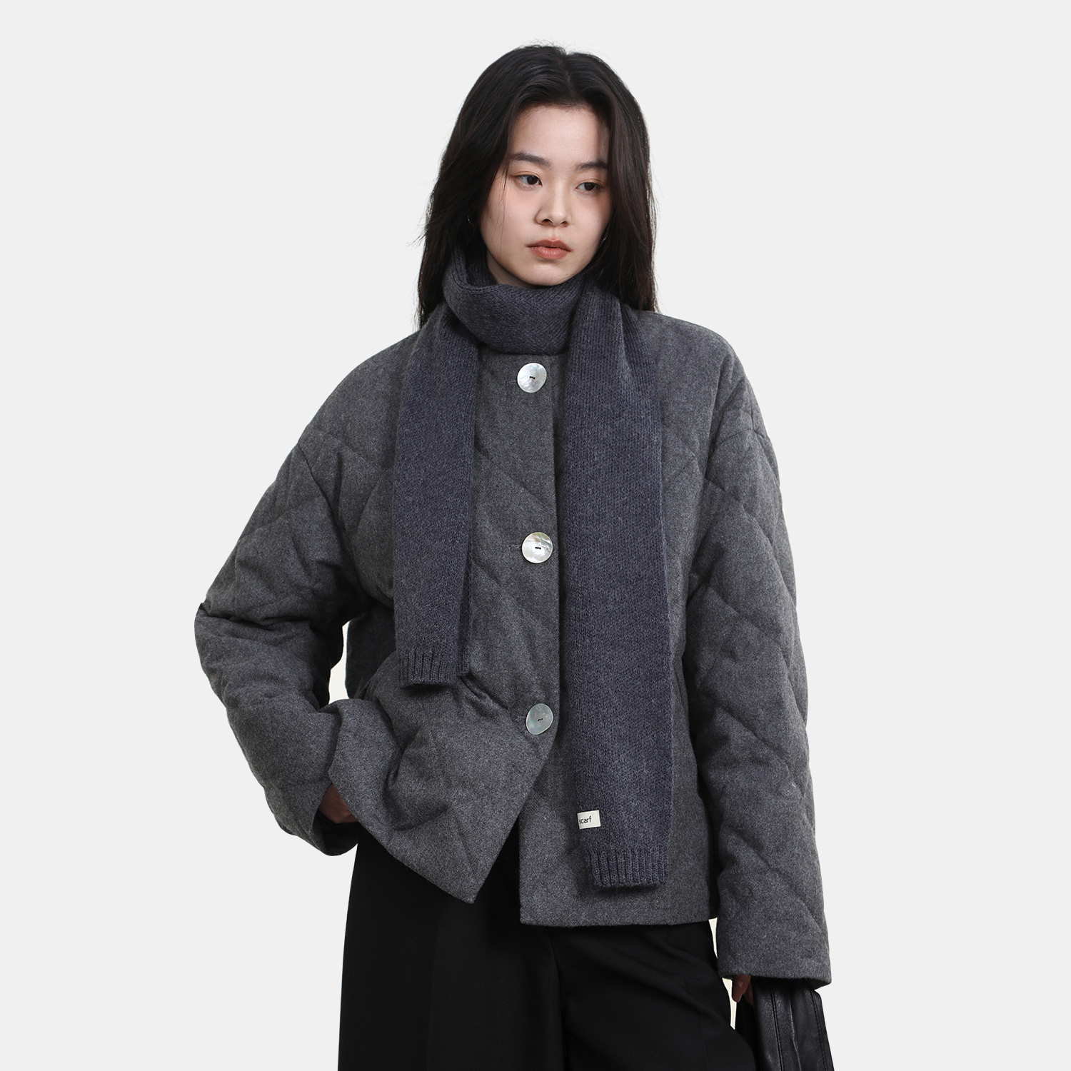 女性日记棉羊毛短外套2025冬季新款小香风90鹅绒羽绒服气质上衣