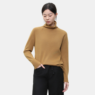 女2025秋冬新款 LADY’S 绵羊毛针织衫 法式 软糯高领套头毛衣 DIARY