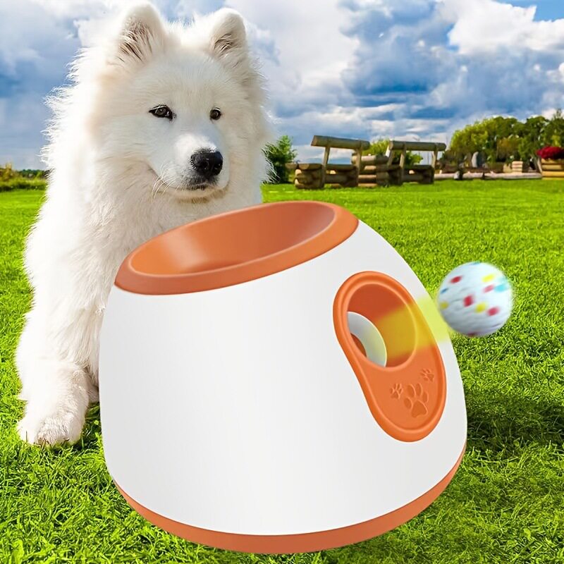 宠物自动发球器 Pet automatic ball 狗狗全自动弹球机抛球机批发