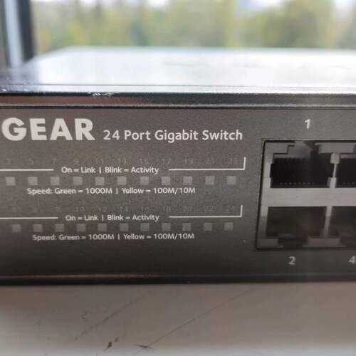 可维修NETGEAR 24口千兆非网管交换机，GS324，个人用的议价