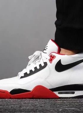 Nike耐克 Flight Legacy AJ4兄弟款气垫男子复古高帮篮球鞋BQ4212