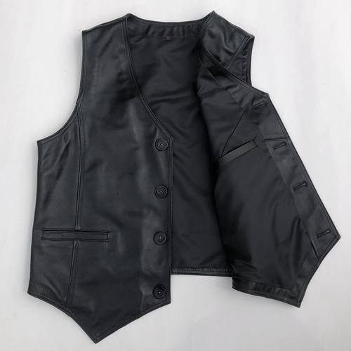 男士真皮马甲头层羊皮