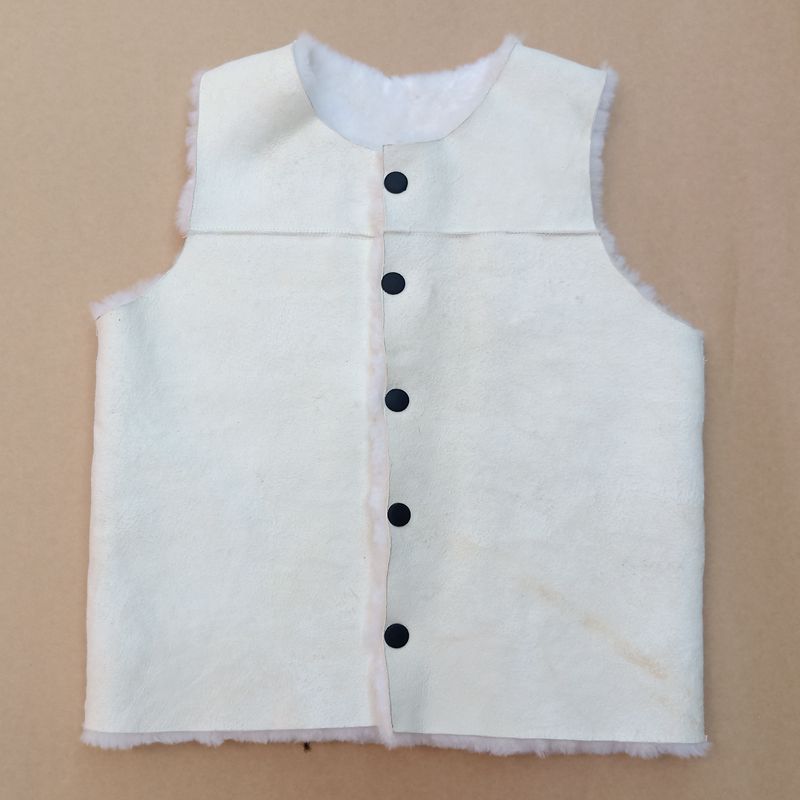 羊毛马甲中老年人一体内胆坎肩