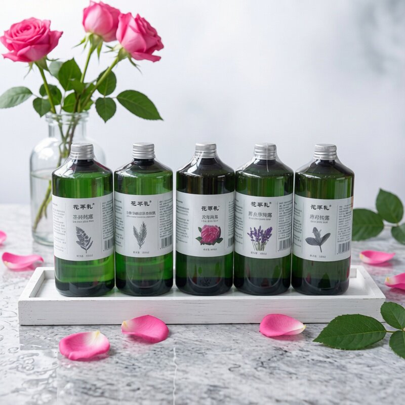 新疆伊犁纯露 薰衣草 玫瑰 茶树 薄荷 迷迭香补水保湿500ml