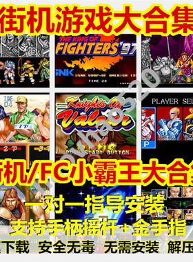 电脑街机游戏经典合集PC单机mame模拟器恐龙快打双截龙名将拳皇