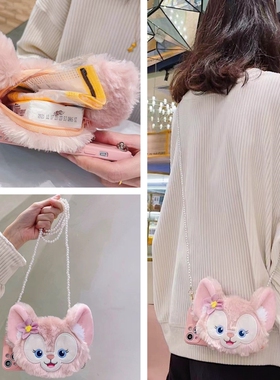 可爱卡通零钱包适用iphone13promax苹果12手机壳15plus斜挎11插卡