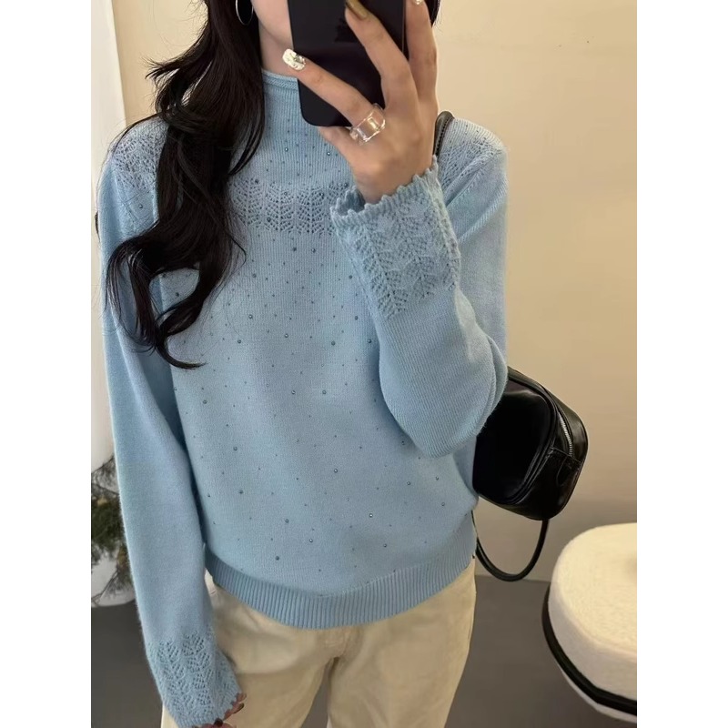 高级感秋冬洋气外穿针织打底衫