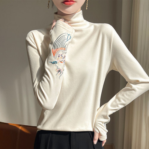 2024秋冬新款国风中式刺绣