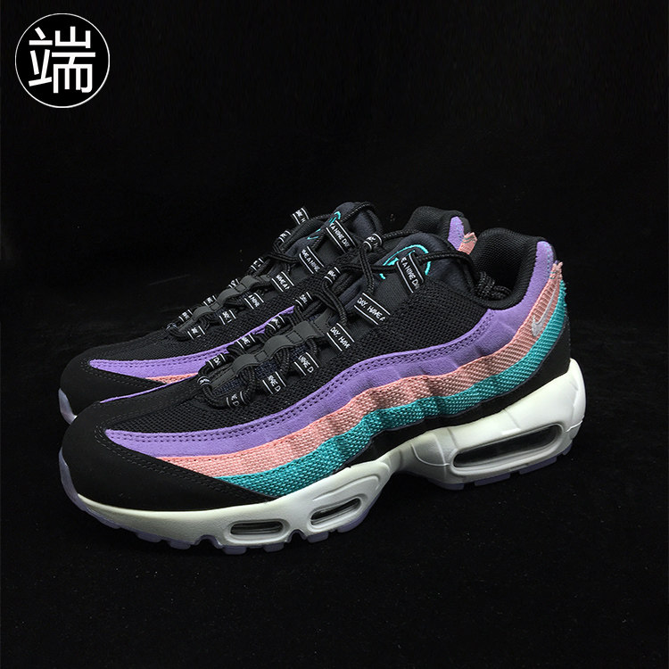 耐克 nike air max 95 笑脸气垫休闲跑步鞋 bq9131-001 749766