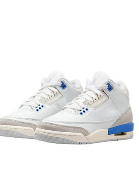 Jordan Air Jordan 3 白蓝 GS运动休闲复古中帮篮球鞋 DM0967-101