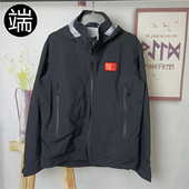 安踏 刺绣国旗标防风外套452220106 男女国旗款 经典 冲锋衣 ANTA