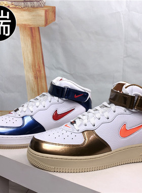 Nike耐克Air Force1 Mid复古空军一号中帮休闲板鞋DH5623-101-100