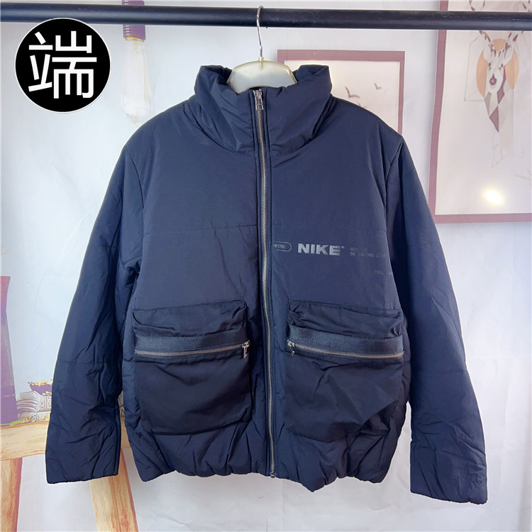 耐克运动服休闲保暖棉衣外套男子