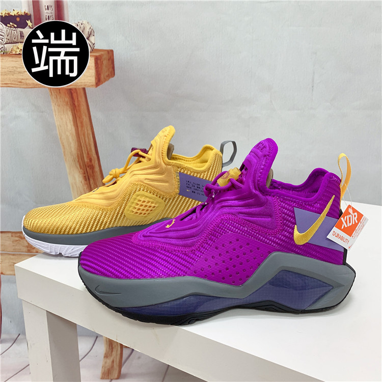 耐克nike lebron 14 詹姆斯士兵14湖人实战篮球鞋 ck6047-100-002