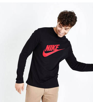 耐克卫衣秋冬季加绒针织长袖