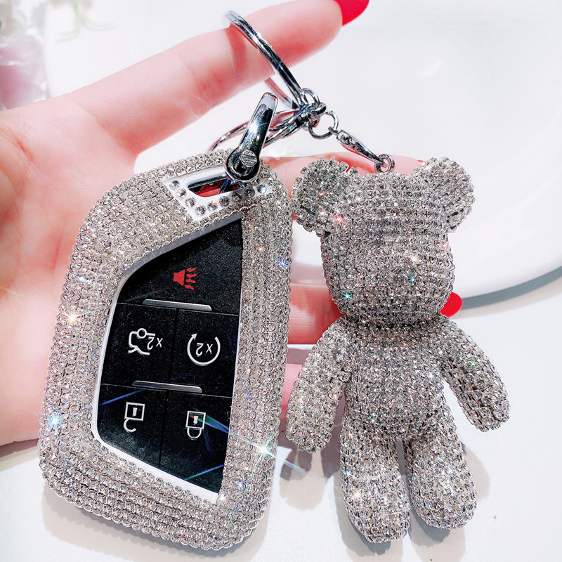 凯迪拉克适合ct4装饰可爱钥匙壳