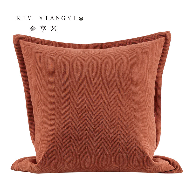 美拉德红棕咖色抱枕靠垫客厅沙发