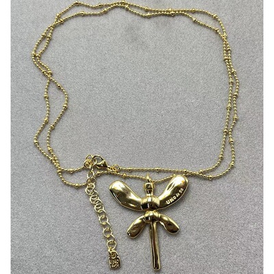 西班牙UNO de 50原创设计个性蜻蜓项链女小众设计感高级