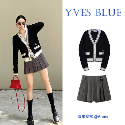 YVESBLUE小香風羊毛開衫