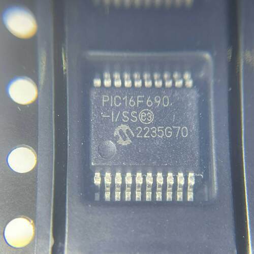 原装正品 PIC16F690-I/SS 丝印PIC16F690 封装SSOP-20  微控制器