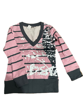 外贸尾货亚文化卫衣千禧古早上衣