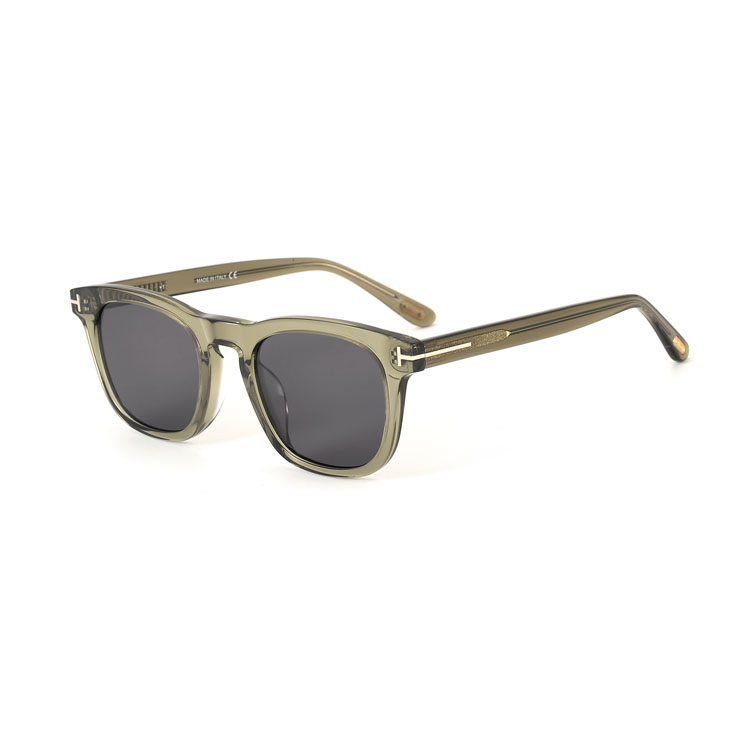 thumbnail for New Tf Sunglasses 5870 for Men and Women, Driving Uv Protection Plastic Sunglasses, Natural Look, Makes Face Look Smaller, Can Be Worn with Prescription Glasses