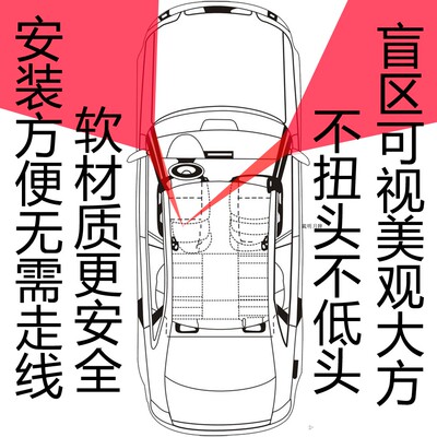 戴明月牌汽车三轮车A柱盲区透镜
