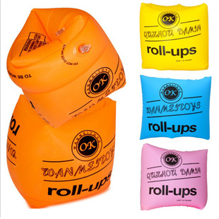 游泳手臂浮圈加厚儿童游泳手臂圈游泳圈双气囊成人男女儿童充气漂