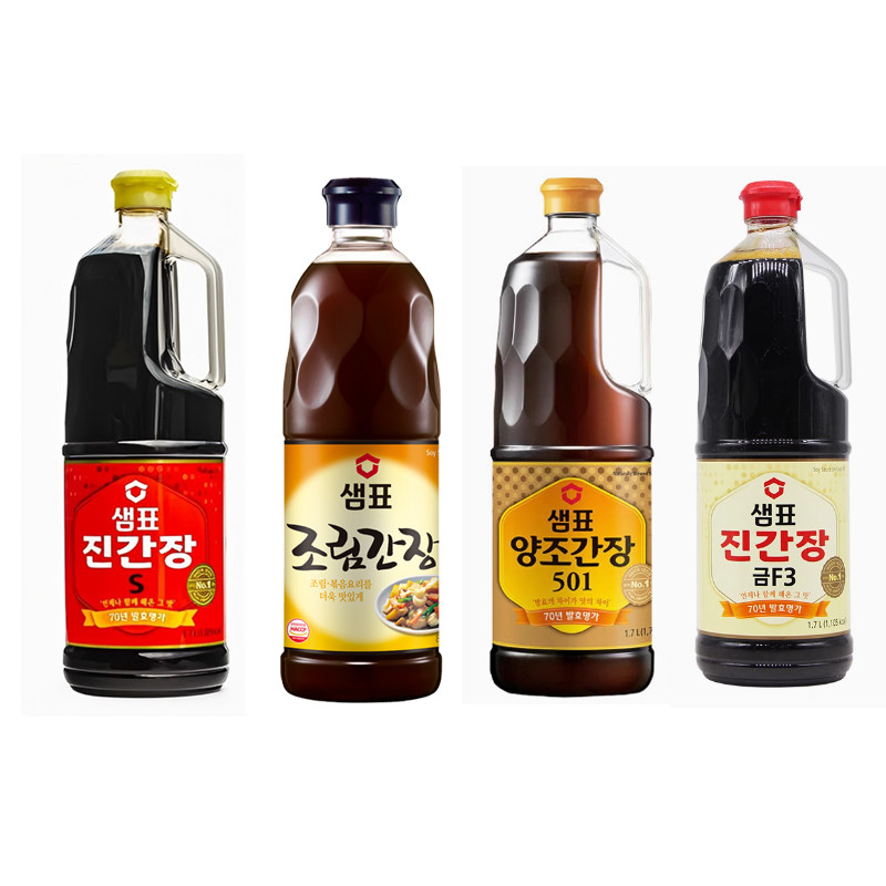 韩国进口膳府酿造酱油501金S金F3生抽蘸料韩国料理红烧汤用酱油
