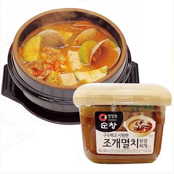 韩国进口清净园海鲜大酱450g朝鲜大酱汤料韩国料理酱汤调味料463