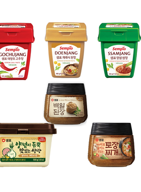 韩国进口膳府辣椒酱烤肉蘸酱蒜蓉酱拌饭甜辣酱炒年糕火锅大酱汤用